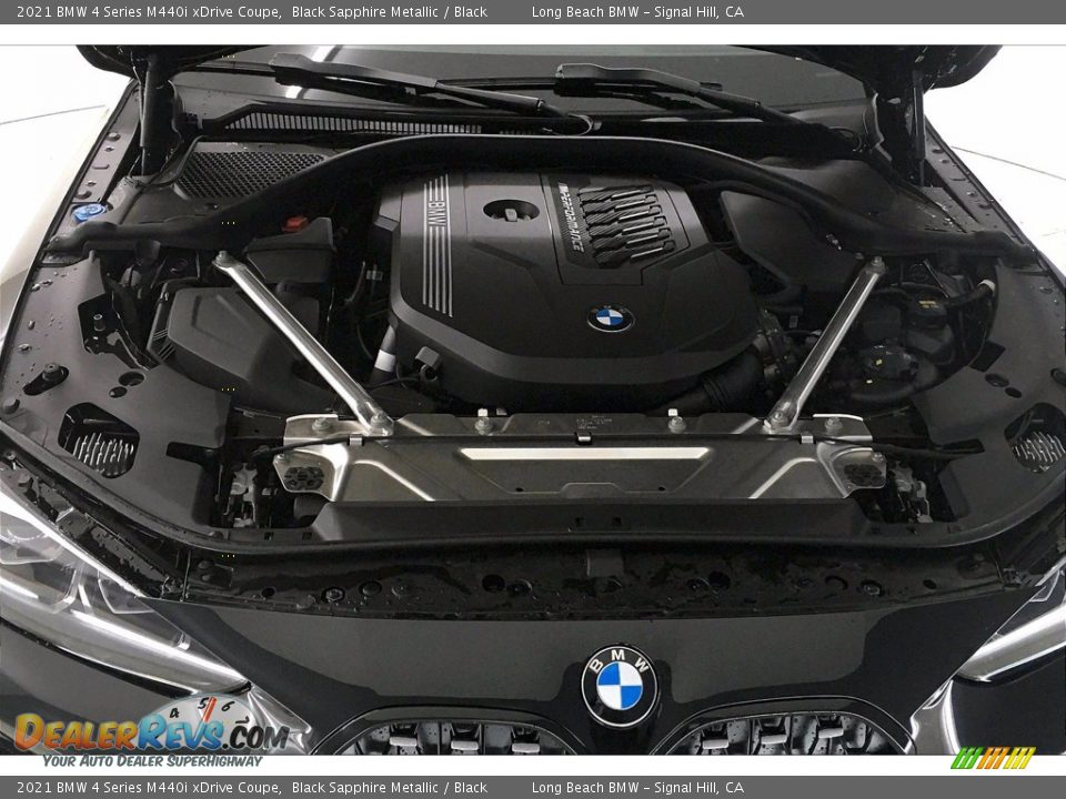 2021 BMW 4 Series M440i xDrive Coupe Black Sapphire Metallic / Black Photo #10