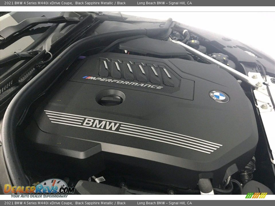 2021 BMW 4 Series M440i xDrive Coupe Black Sapphire Metallic / Black Photo #11