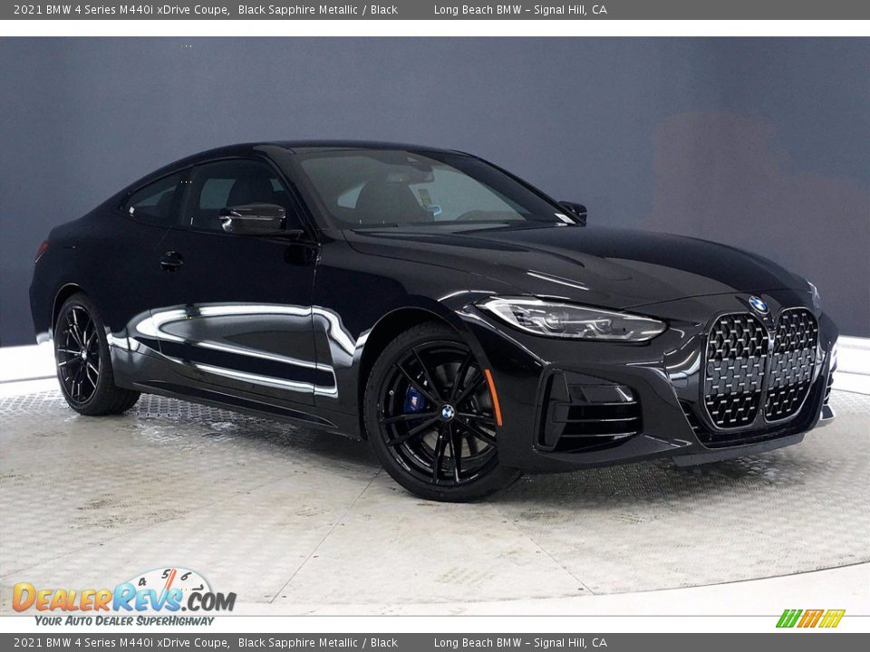 2021 BMW 4 Series M440i xDrive Coupe Black Sapphire Metallic / Black Photo #19