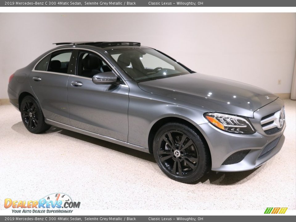 2019 Mercedes-Benz C 300 4Matic Sedan Selenite Grey Metallic / Black Photo #1