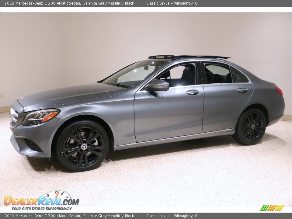 2019 Mercedes-Benz C 300 4Matic Sedan Selenite Grey Metallic / Black Photo #3