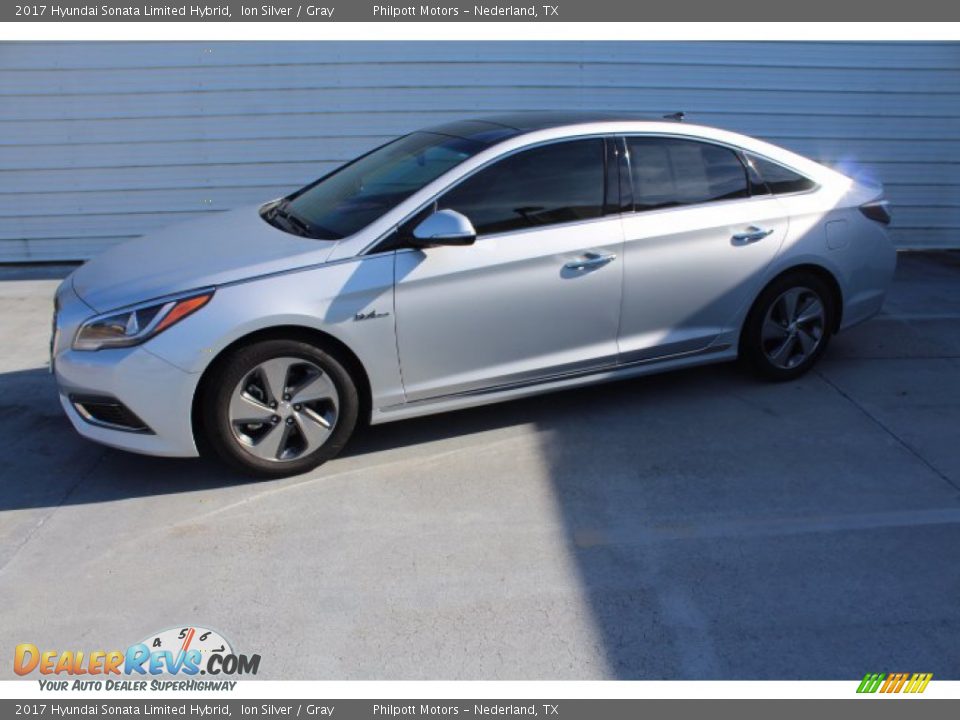 Ion Silver 2017 Hyundai Sonata Limited Hybrid Photo #6