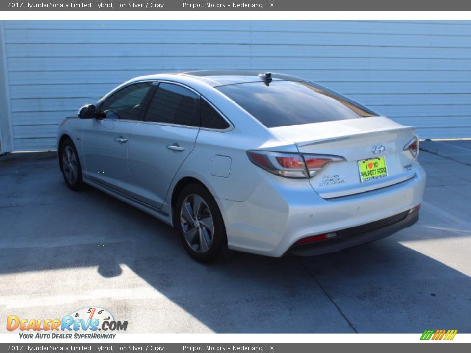 Ion Silver 2017 Hyundai Sonata Limited Hybrid Photo #7