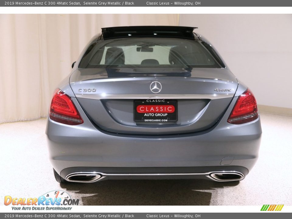 2019 Mercedes-Benz C 300 4Matic Sedan Selenite Grey Metallic / Black Photo #32