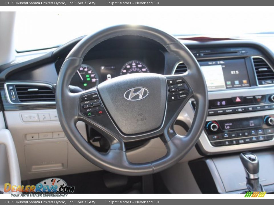 2017 Hyundai Sonata Limited Hybrid Steering Wheel Photo #24