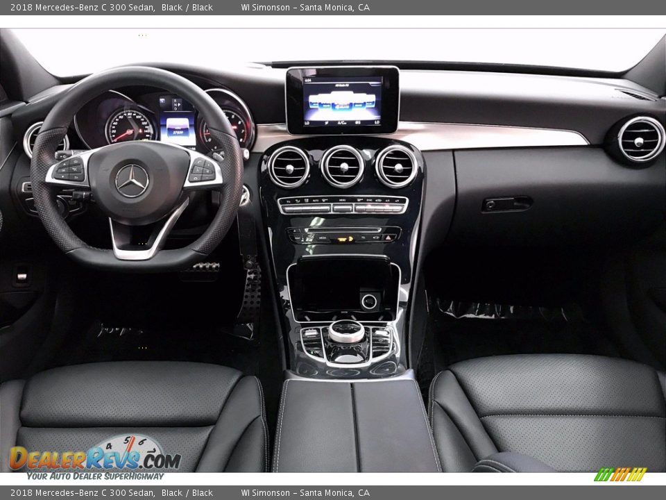 2018 Mercedes-Benz C 300 Sedan Black / Black Photo #15