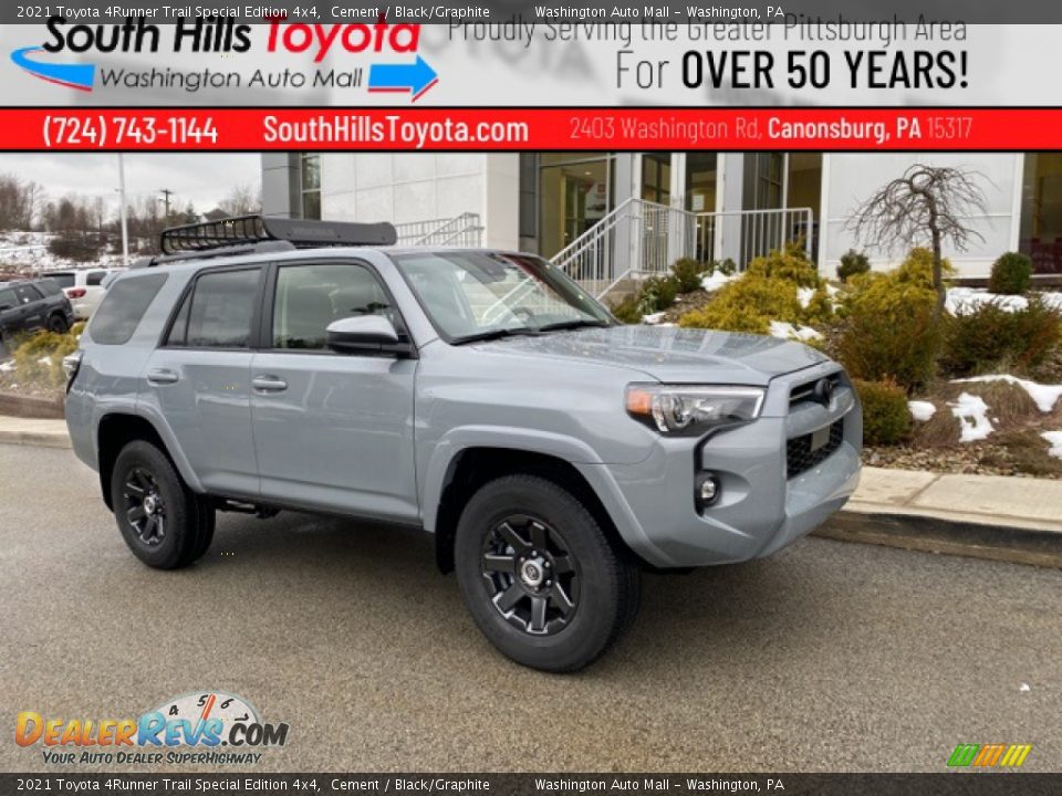 2021 Toyota 4Runner Trail Special Edition 4x4 Cement / Black/Graphite Photo #1