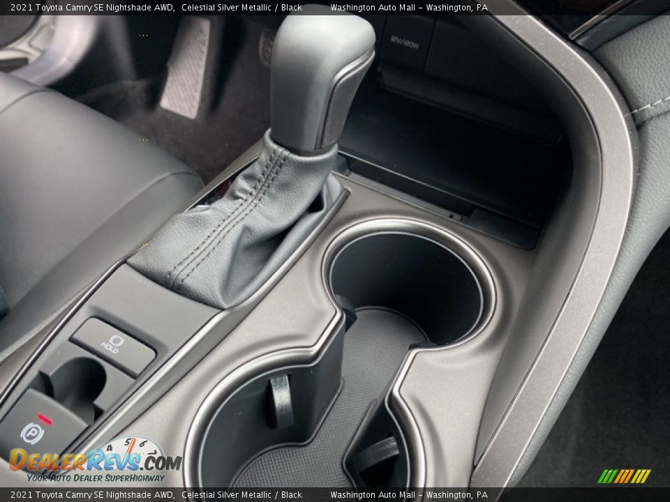 2021 Toyota Camry SE Nightshade AWD Celestial Silver Metallic / Black Photo #16