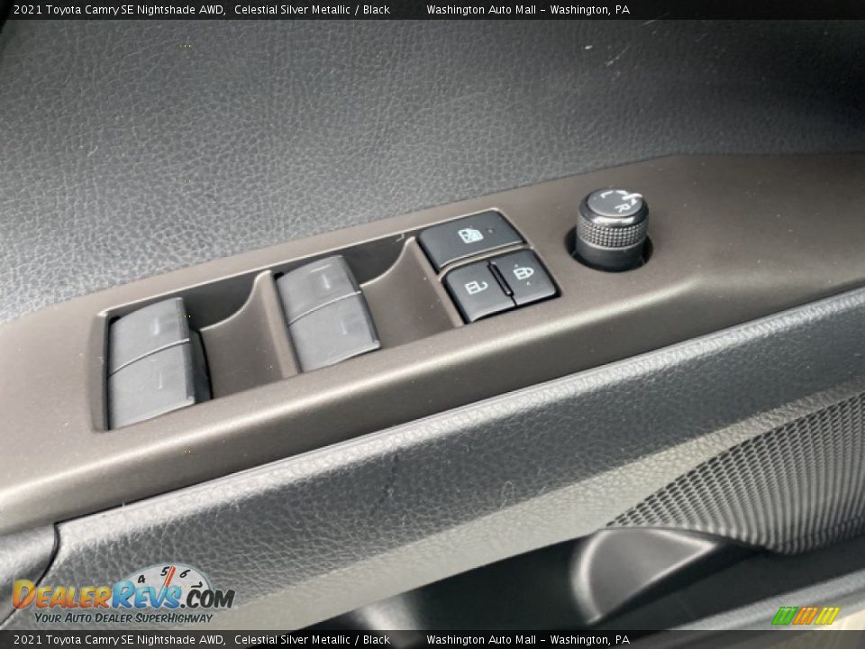 2021 Toyota Camry SE Nightshade AWD Celestial Silver Metallic / Black Photo #18