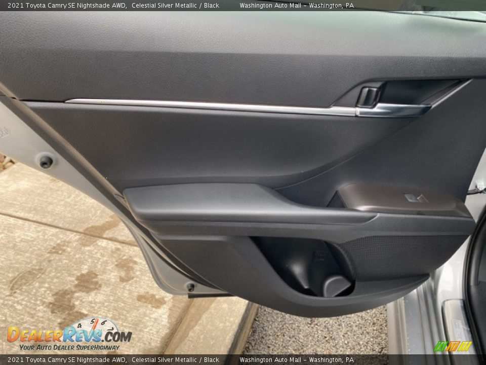 2021 Toyota Camry SE Nightshade AWD Celestial Silver Metallic / Black Photo #25