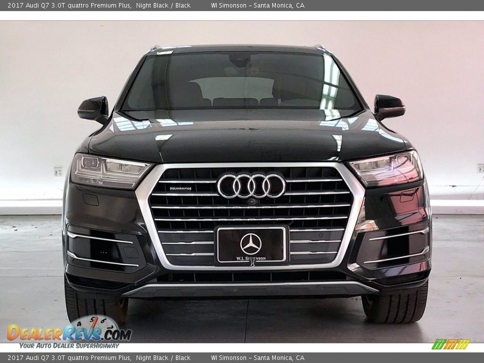 2017 Audi Q7 3.0T quattro Premium Plus Night Black / Black Photo #2