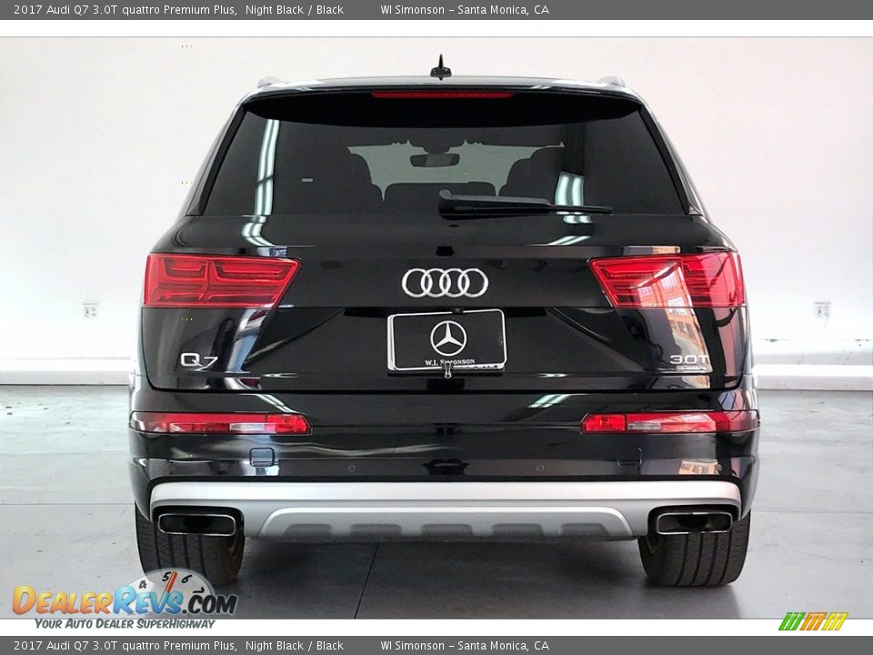 2017 Audi Q7 3.0T quattro Premium Plus Night Black / Black Photo #3