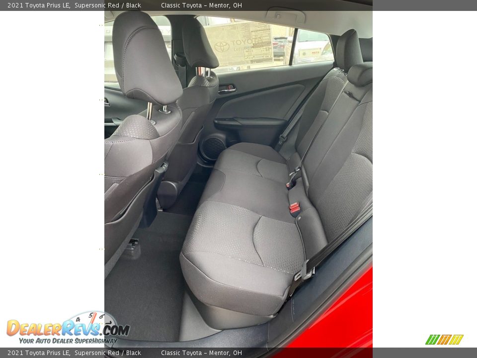 2021 Toyota Prius LE Supersonic Red / Black Photo #3