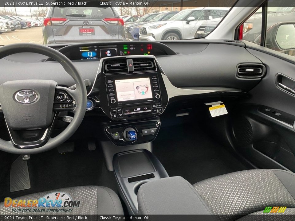2021 Toyota Prius LE Supersonic Red / Black Photo #4