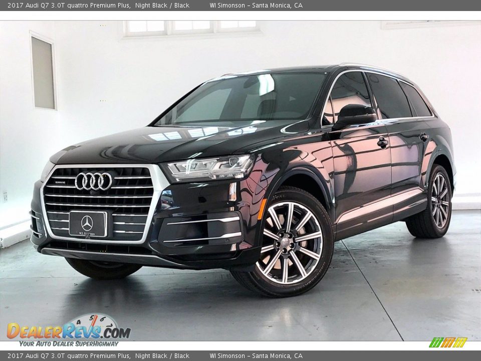 2017 Audi Q7 3.0T quattro Premium Plus Night Black / Black Photo #12