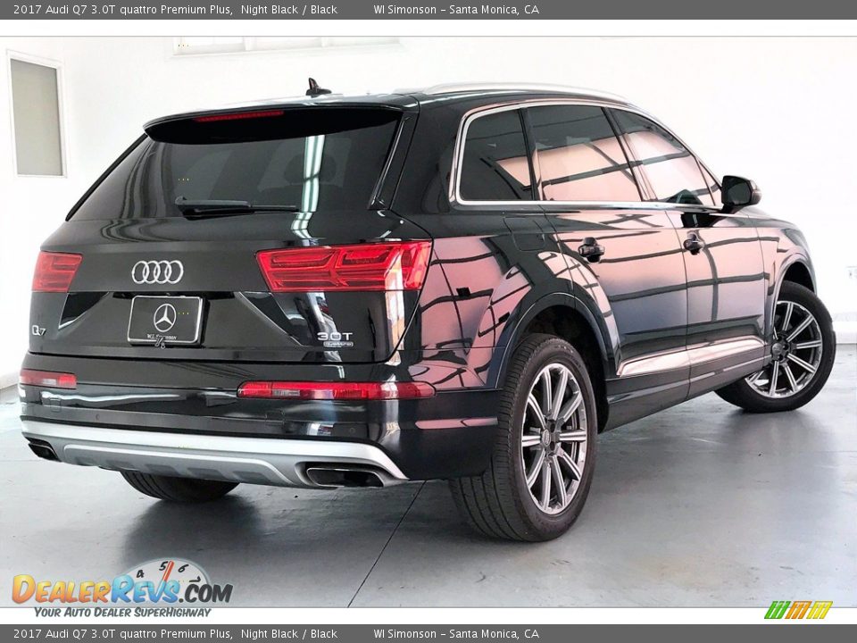 2017 Audi Q7 3.0T quattro Premium Plus Night Black / Black Photo #13