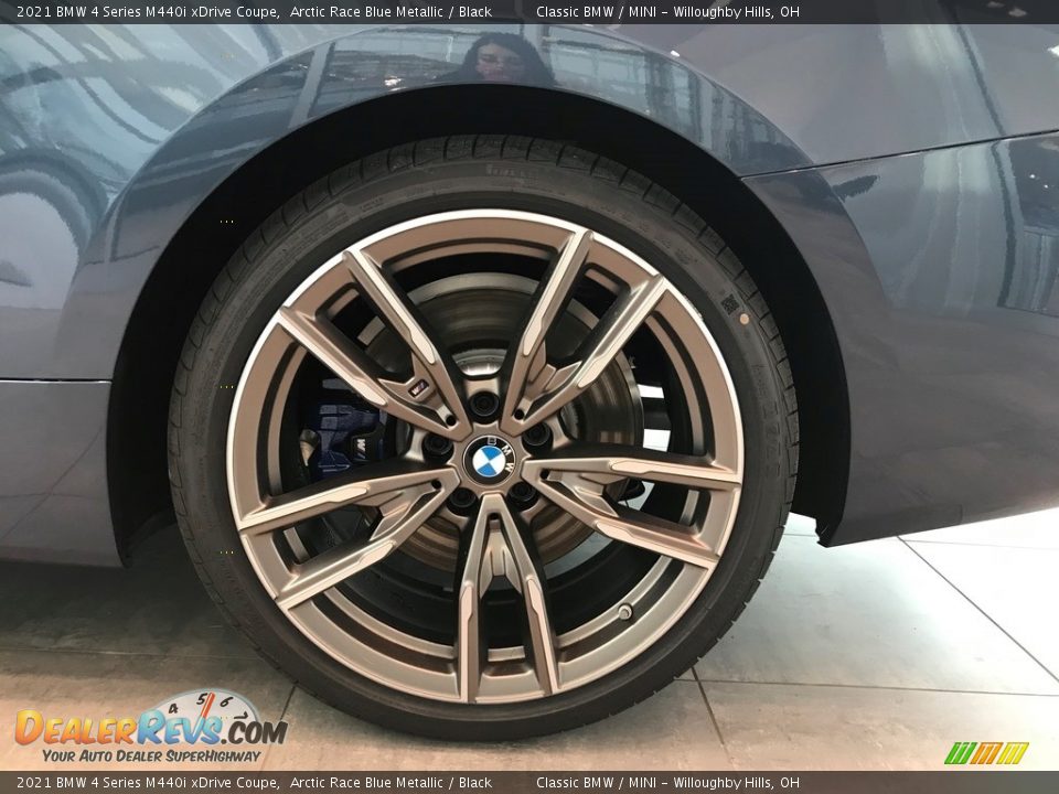 2021 BMW 4 Series M440i xDrive Coupe Arctic Race Blue Metallic / Black Photo #5