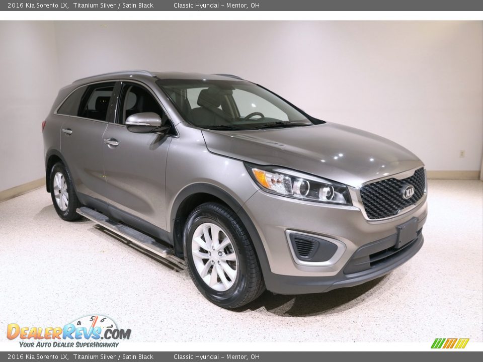 2016 Kia Sorento LX Titanium Silver / Satin Black Photo #1