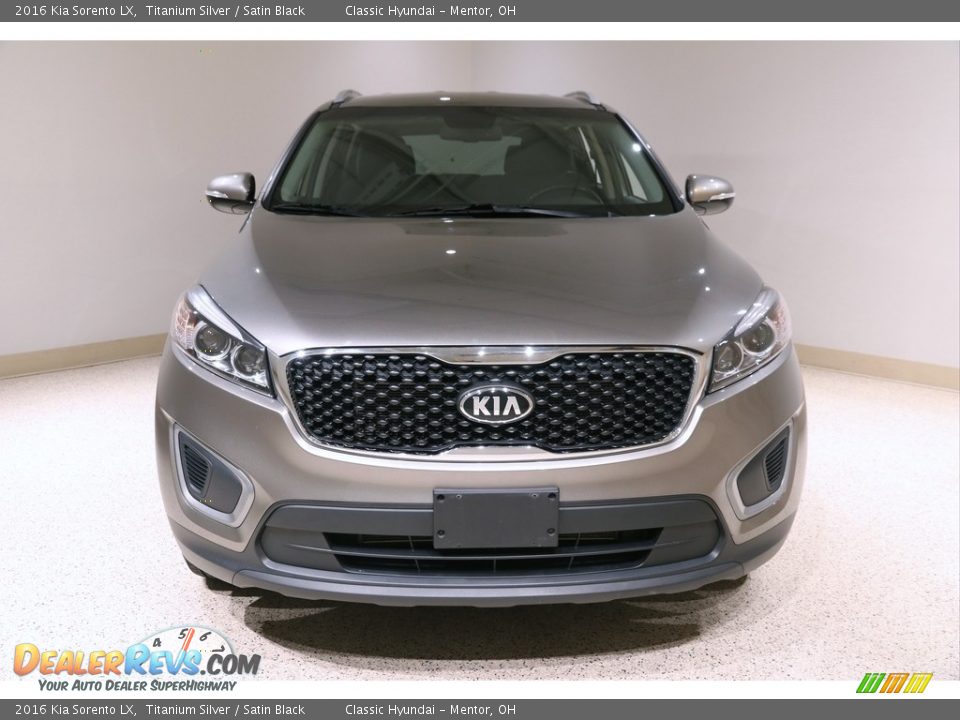 2016 Kia Sorento LX Titanium Silver / Satin Black Photo #2