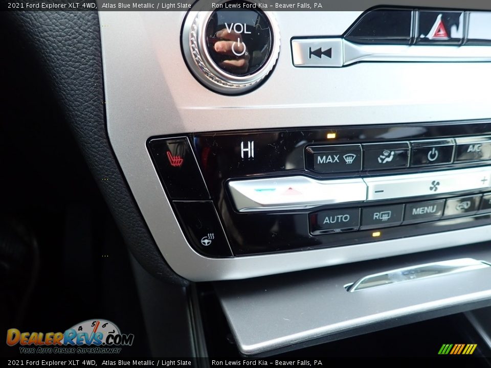 2021 Ford Explorer XLT 4WD Atlas Blue Metallic / Light Slate Photo #17