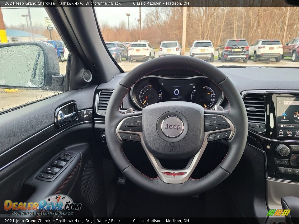 2021 Jeep Grand Cherokee Trailhawk 4x4 Bright White / Black Photo #5