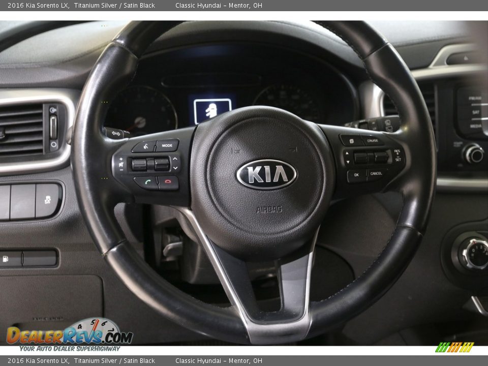 2016 Kia Sorento LX Titanium Silver / Satin Black Photo #6