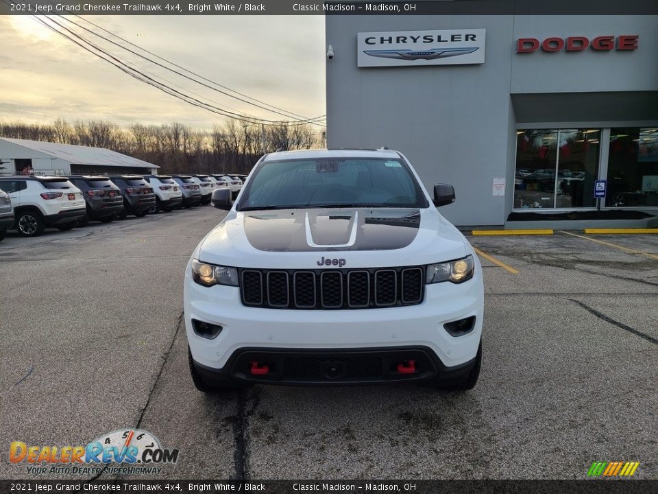 2021 Jeep Grand Cherokee Trailhawk 4x4 Bright White / Black Photo #7