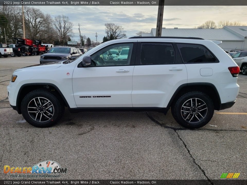 2021 Jeep Grand Cherokee Trailhawk 4x4 Bright White / Black Photo #8