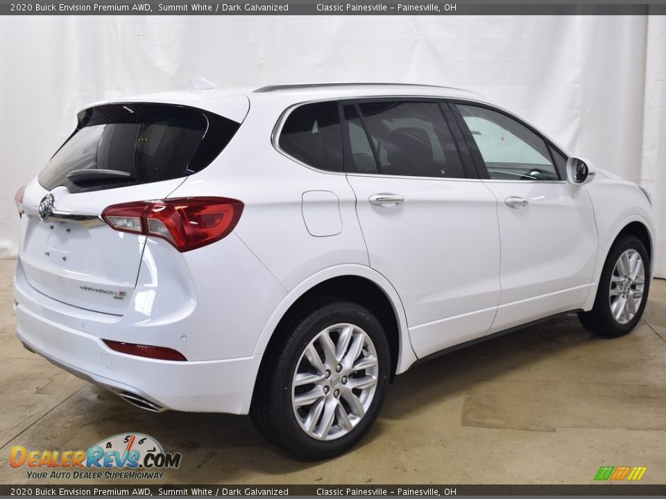 2020 Buick Envision Premium AWD Summit White / Dark Galvanized Photo #2