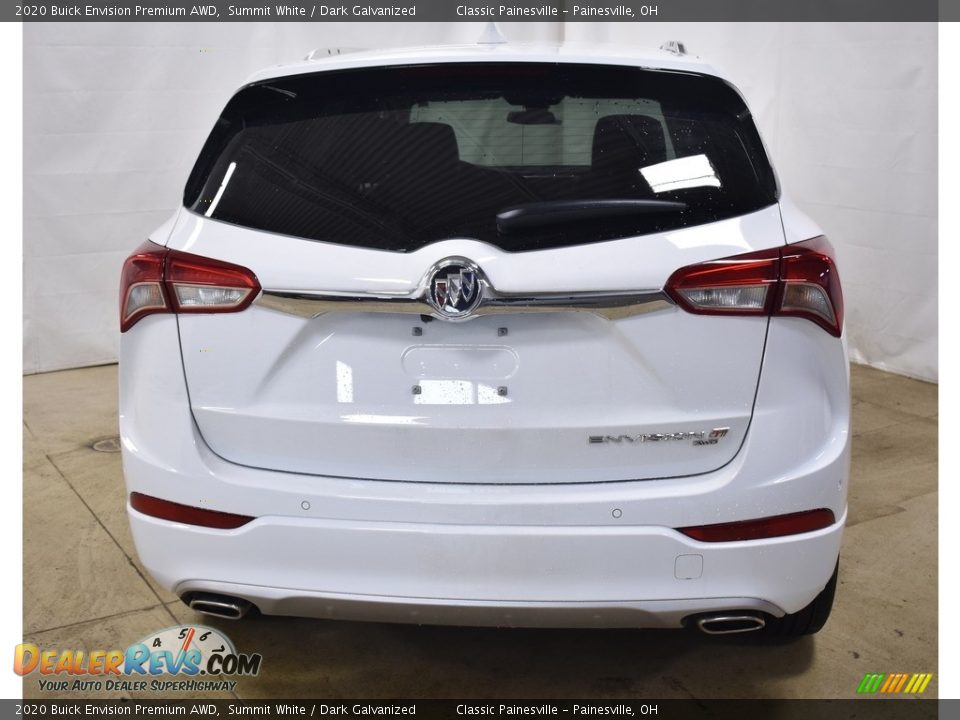 2020 Buick Envision Premium AWD Summit White / Dark Galvanized Photo #3