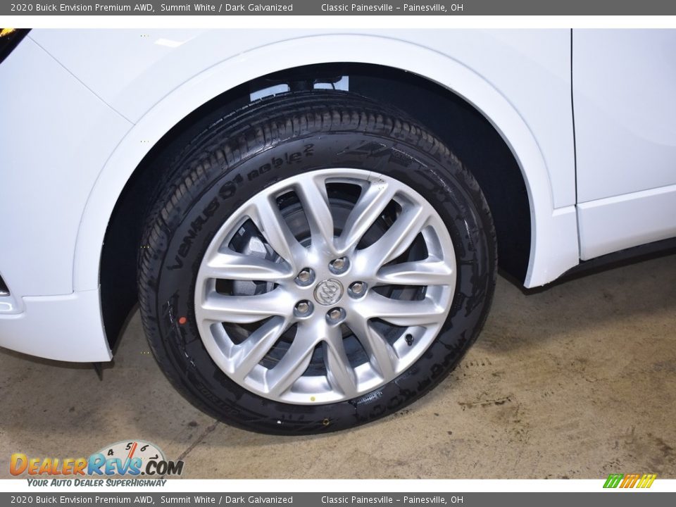 2020 Buick Envision Premium AWD Summit White / Dark Galvanized Photo #5
