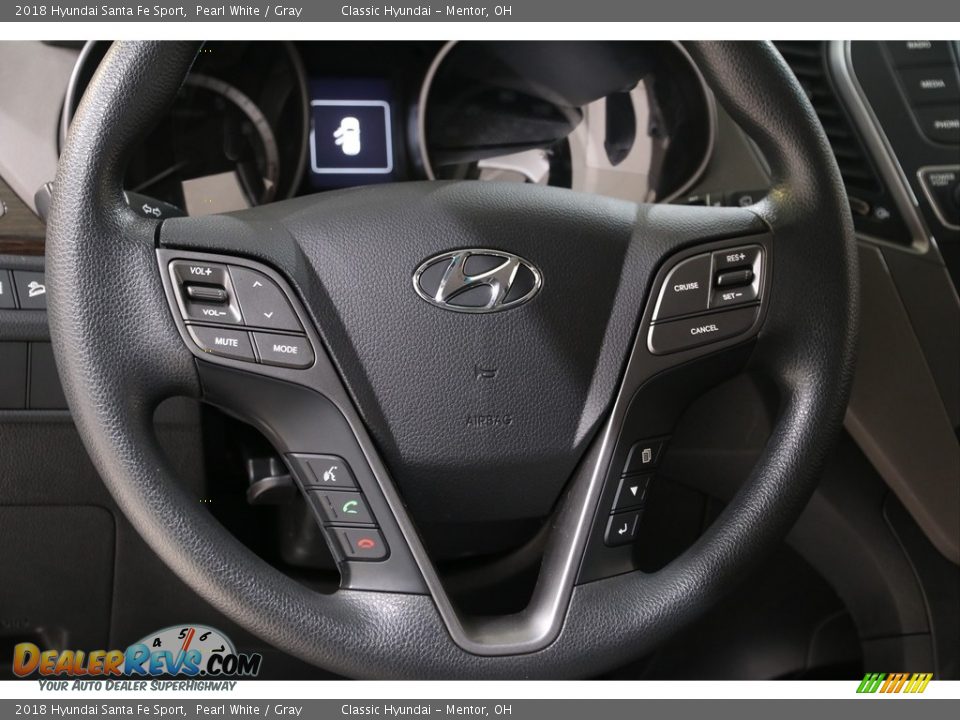 2018 Hyundai Santa Fe Sport  Steering Wheel Photo #7