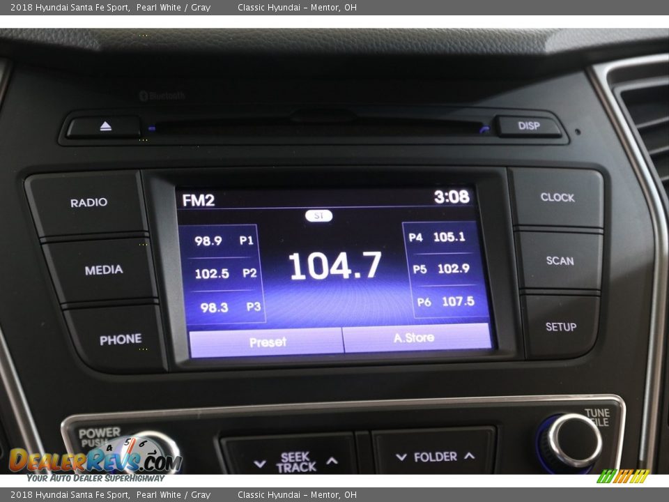 Audio System of 2018 Hyundai Santa Fe Sport  Photo #10