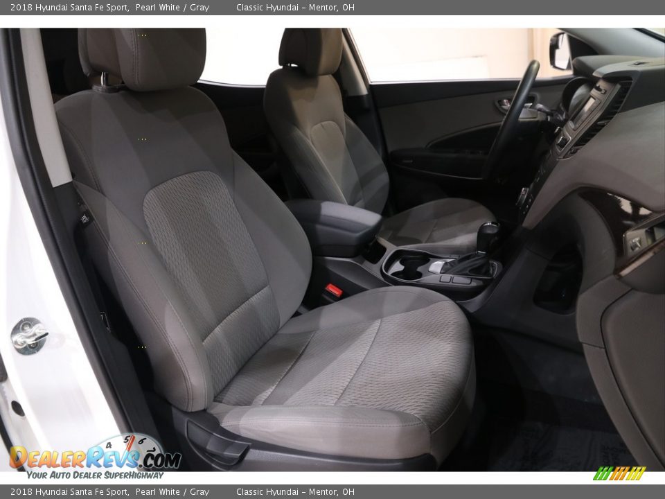 2018 Hyundai Santa Fe Sport Pearl White / Gray Photo #14
