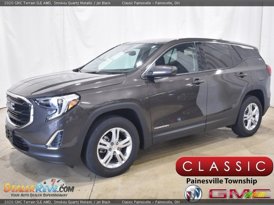 2020 GMC Terrain SLE AWD Smokey Quartz Metallic / Jet Black Photo #1