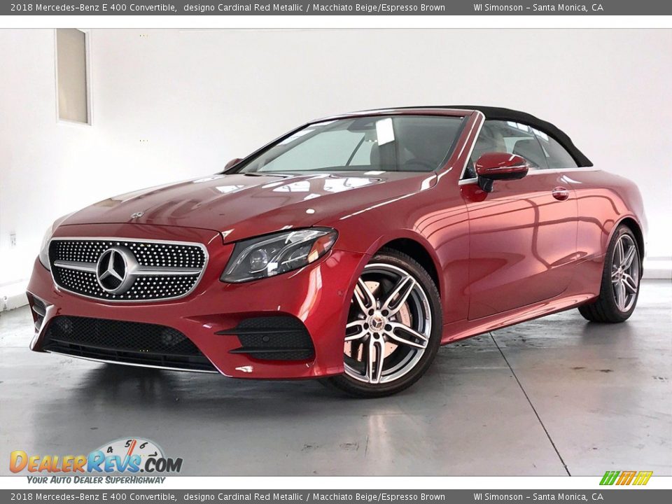 Front 3/4 View of 2018 Mercedes-Benz E 400 Convertible Photo #12