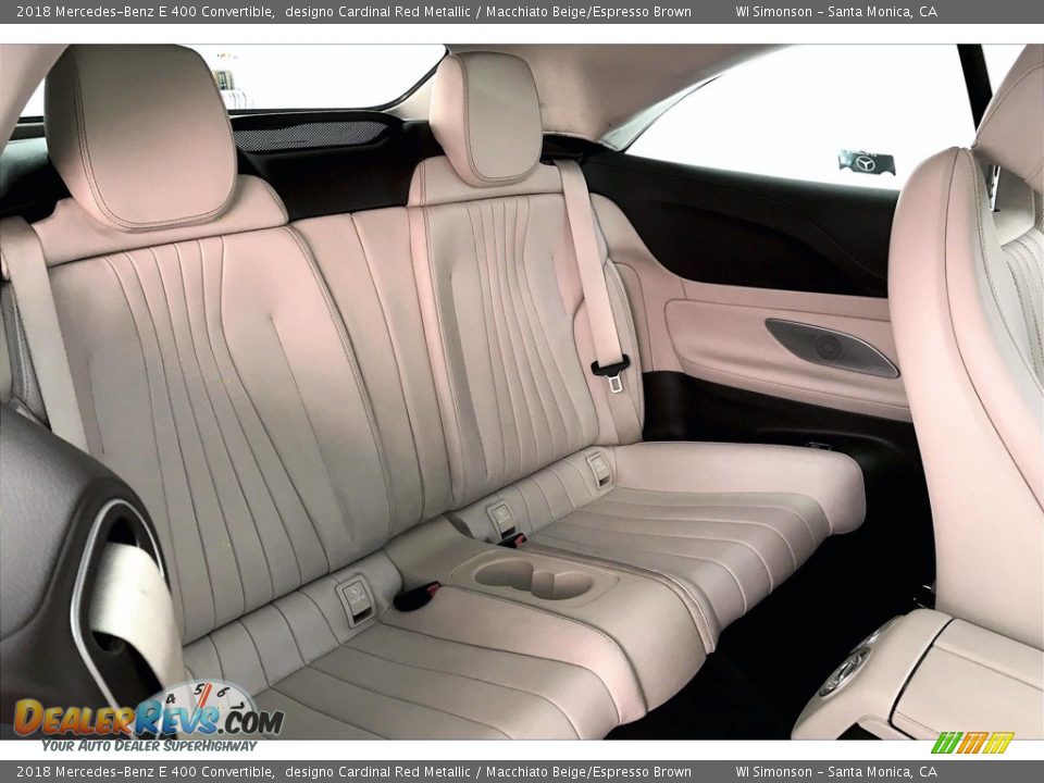 Rear Seat of 2018 Mercedes-Benz E 400 Convertible Photo #19