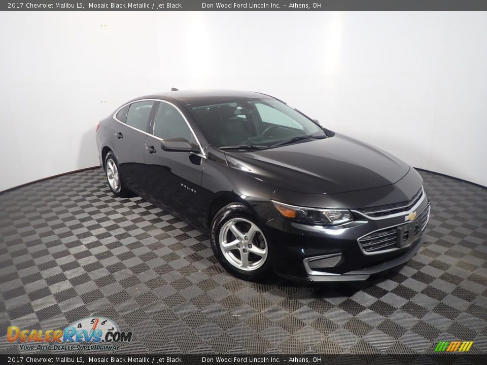 2017 Chevrolet Malibu LS Mosaic Black Metallic / Jet Black Photo #3