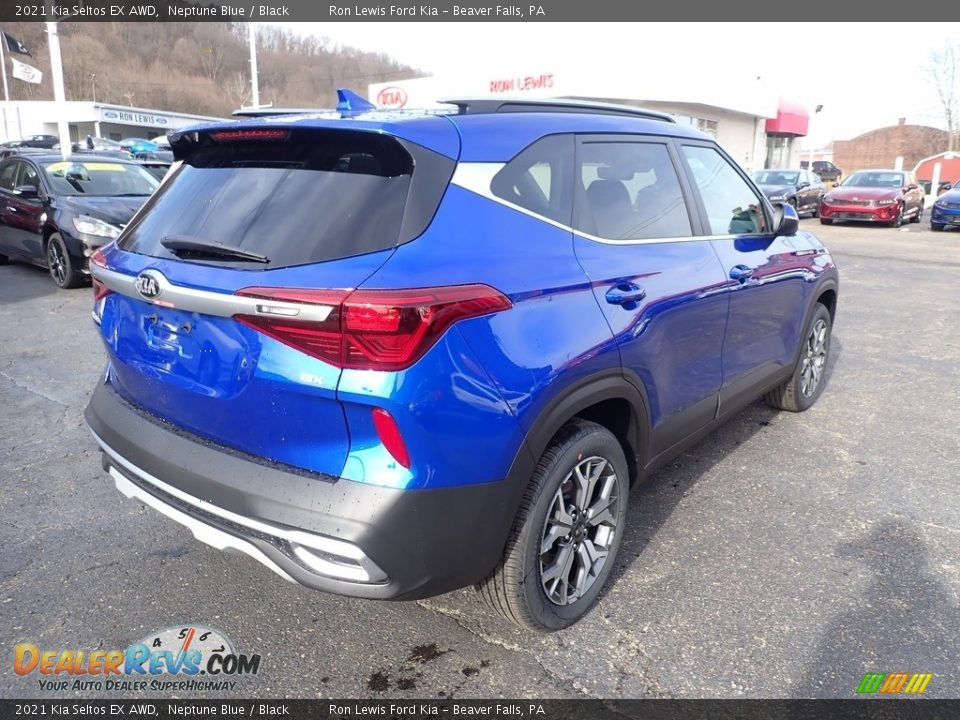 2021 Kia Seltos EX AWD Neptune Blue / Black Photo #2