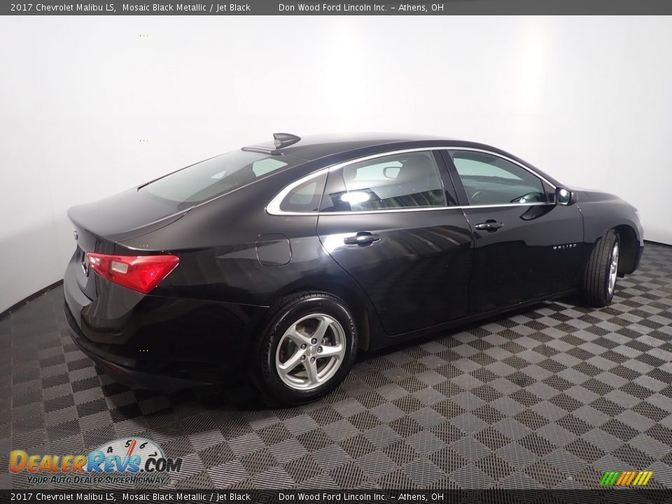 2017 Chevrolet Malibu LS Mosaic Black Metallic / Jet Black Photo #17