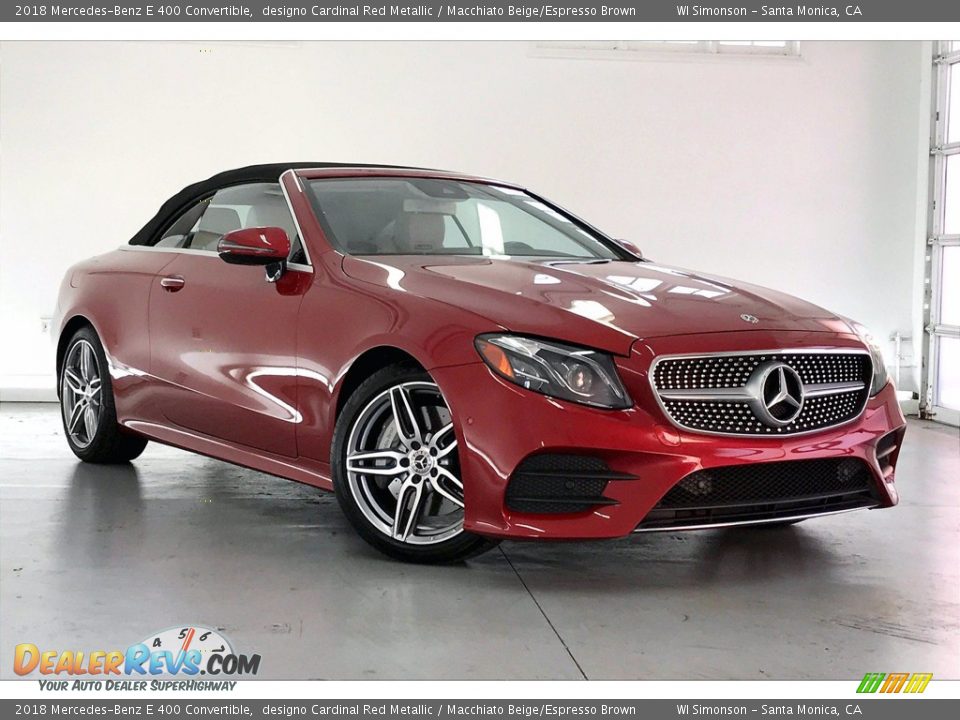 Front 3/4 View of 2018 Mercedes-Benz E 400 Convertible Photo #34