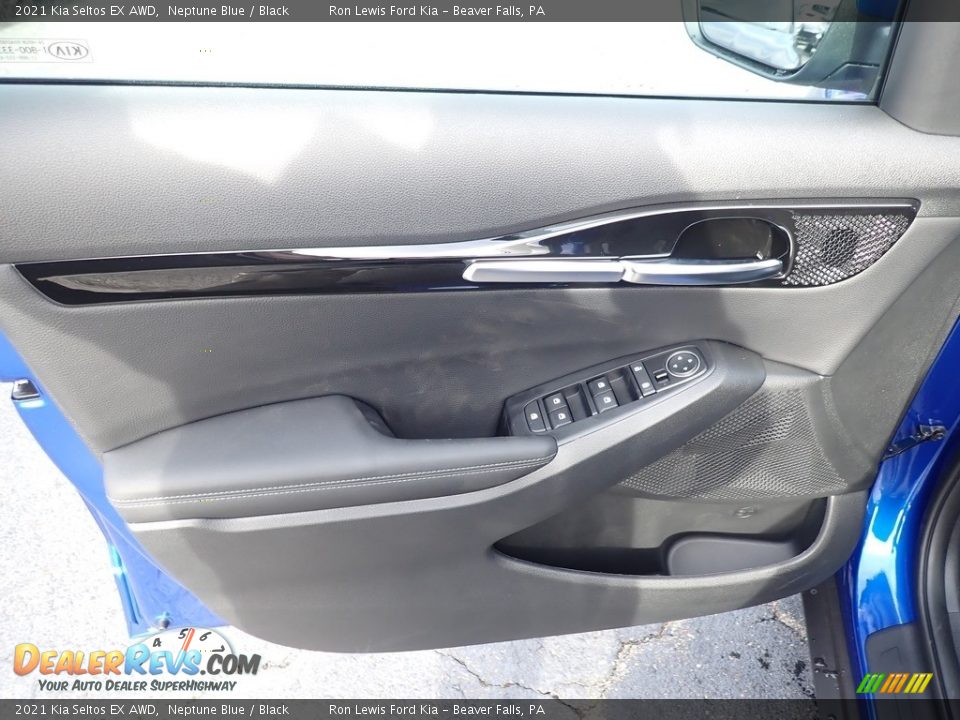 2021 Kia Seltos EX AWD Neptune Blue / Black Photo #14