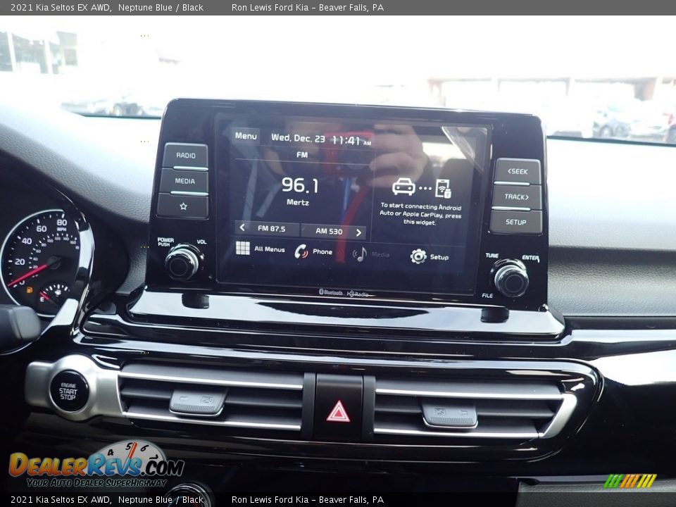 2021 Kia Seltos EX AWD Neptune Blue / Black Photo #16