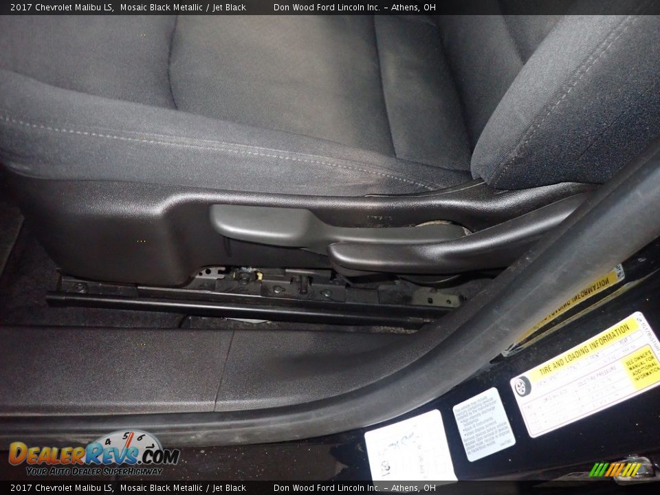 2017 Chevrolet Malibu LS Mosaic Black Metallic / Jet Black Photo #23