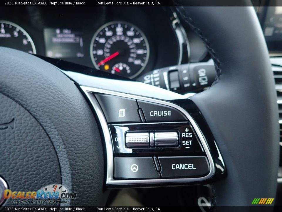 2021 Kia Seltos EX AWD Neptune Blue / Black Photo #19
