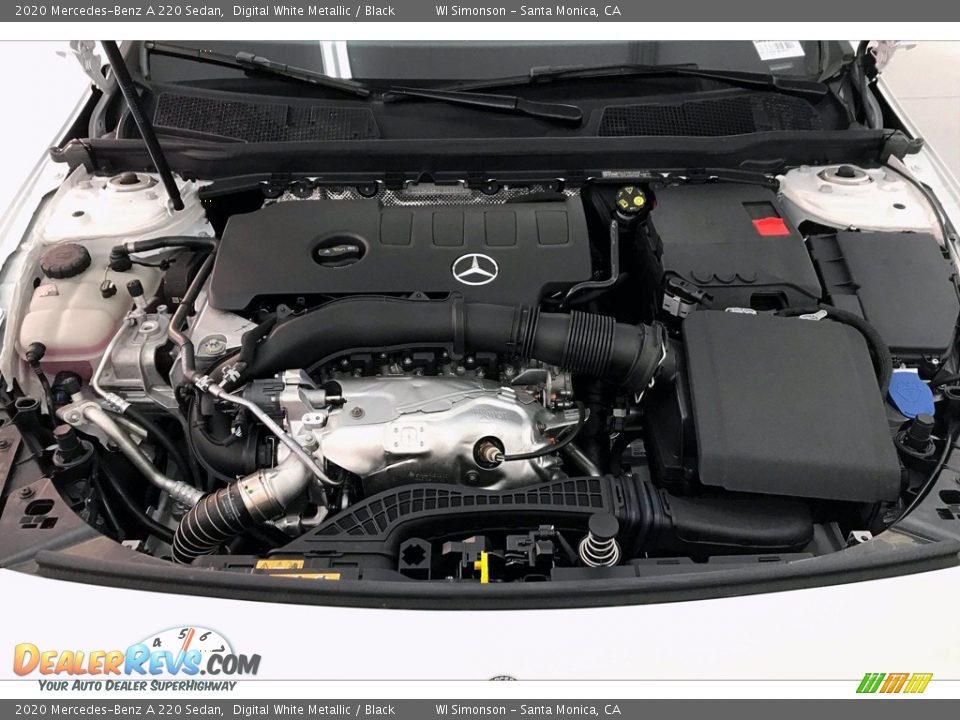 2020 Mercedes-Benz A 220 Sedan Digital White Metallic / Black Photo #8