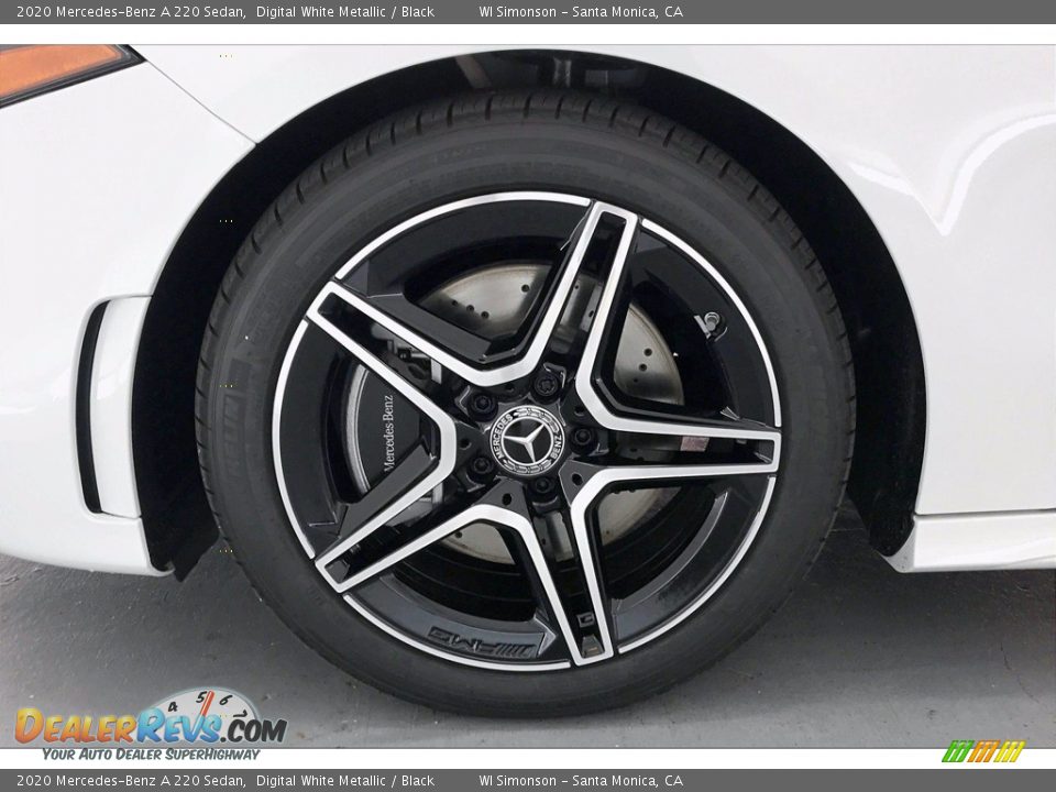 2020 Mercedes-Benz A 220 Sedan Digital White Metallic / Black Photo #9