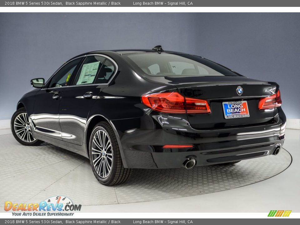 2018 BMW 5 Series 530i Sedan Black Sapphire Metallic / Black Photo #4