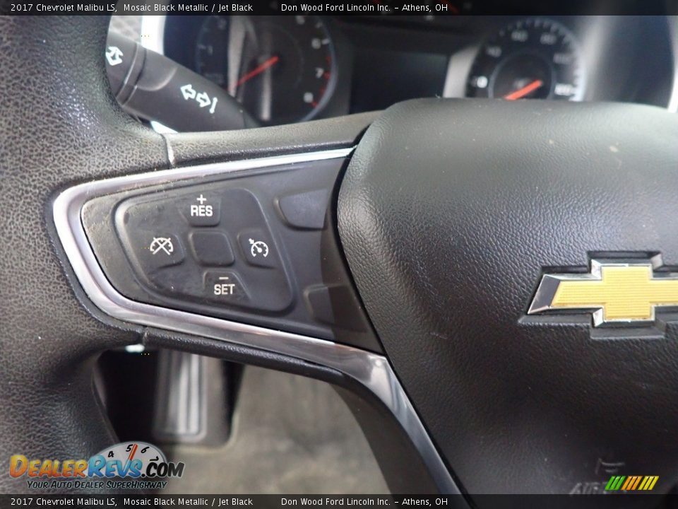 2017 Chevrolet Malibu LS Mosaic Black Metallic / Jet Black Photo #29