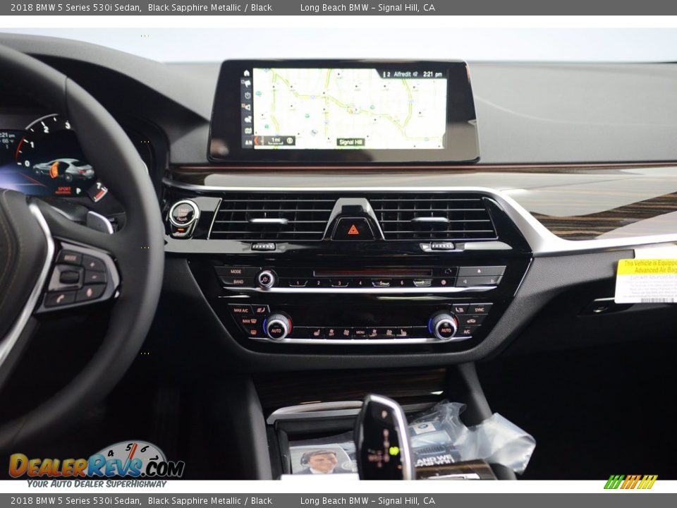 2018 BMW 5 Series 530i Sedan Black Sapphire Metallic / Black Photo #5